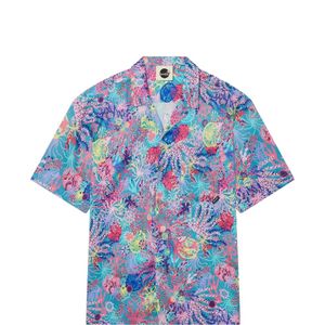Boardies Blue Coral Floral Shirt for men