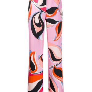 Emilio Pucci Heliconia シルク パンツ ピンク