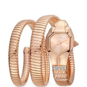 Just Cavalli Pink Glam Snake 22Mm Watch