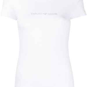 Emporio Armani スタッズロゴ Tシャツ ホワイト