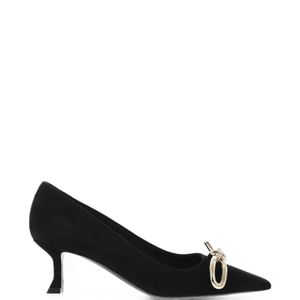 Ferragamo Black Annie Heeled Pumps