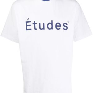メンズ Etudes Studio ロゴ Tシャツ ホワイト