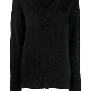 Miu Miu Vネックセーター ブラック