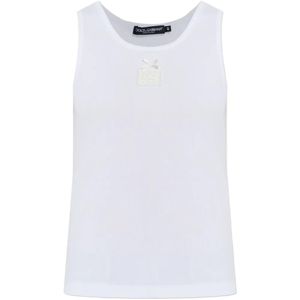 Dolce & Gabbana White Cotton Top