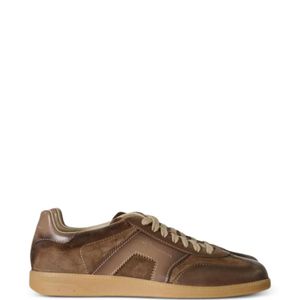 Santoni Brown Sneakers for men