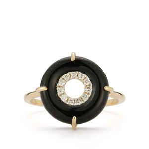 Mateo Black Diamond Donut Ring