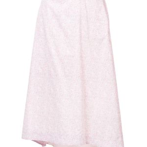 Loewe フローラルプリント スカート ピンク