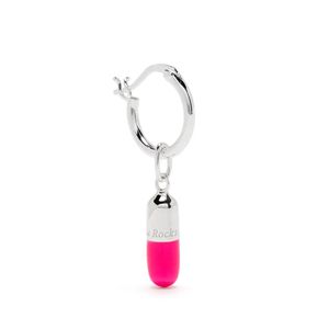 True Rocks Single Mini Pill Hoop Earring