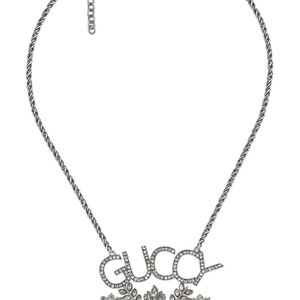 Gucci Guccy ペンダント ネックレス メタリック