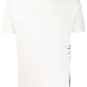メンズ Stone Island ロゴ Tシャツ ホワイト