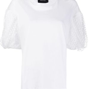 Simone Rocha スパンコール Tシャツ ホワイト