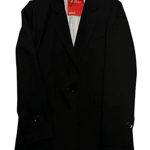 ..,merci Black Buttoned Jacket