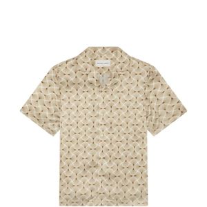 Frescobol Carioca Natural Roberto Silk Shirt for men