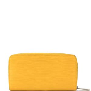 Cartera texturizada con cremallera Louis Vuitton de color Amarillo