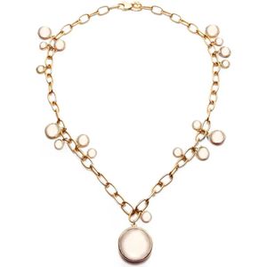 Goshwara Metallic Mischief Moonstone Necklace