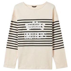 Brooks Brothers White Logo-Embroidered Sweatshirt