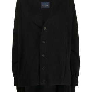 Yohji Yamamoto ハイローヘム カーディガン ブラック