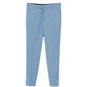 Karl Lagerfeld Blue Slim-Fit Tailored Trousers for men