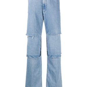 Raf Simons Bootcut Jeans in het Blauw voor heren