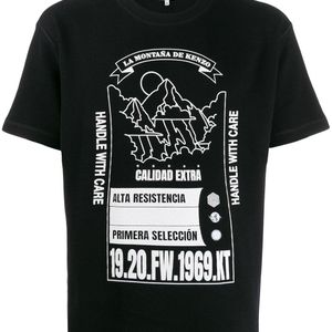 メンズ KENZO Mountain プリント Tシャツ ブラック