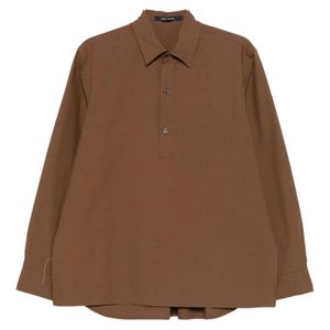 Sofie D'Hoore Brown Button-Placket Shirt