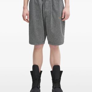 Aries Gestreifte Shorts in Grau für Herren