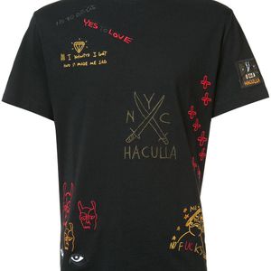 メンズ Haculla プリントtシャツ ブラック