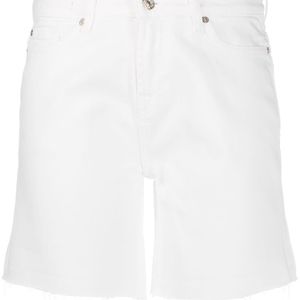 7 For All Mankind High Waist Shorts in het Wit