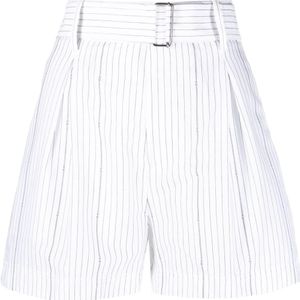 Shorts con cintura di N°21 in Bianco