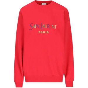 Saint Laurent Red Paris Sweatshirt