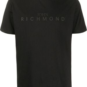 メンズ John Richmond ロゴ Tシャツ ブラック