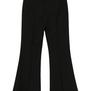 ROKH Black Flared Basic Trousers