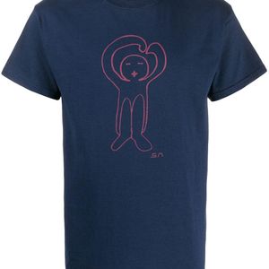 メンズ Societe Anonyme グラフィック Tシャツ ブルー