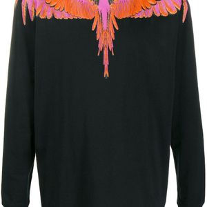 Marcelo Burlon Sweatshirt mit Flügel-Print in Schwarz für Herren