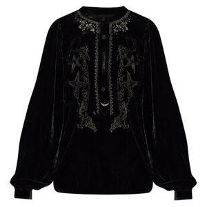 Zadig & Voltaire Black Tigy Blouse