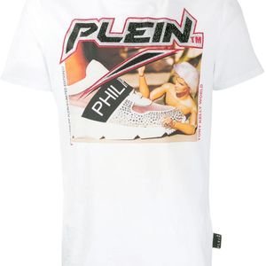 メンズ Philipp Plein グラフィック Tシャツ ホワイト
