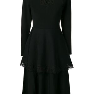 Stella McCartney レースディテール ドレス ブラック