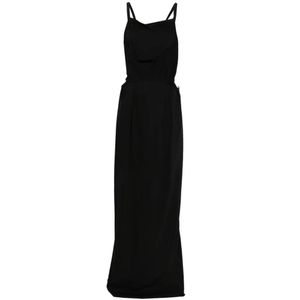 Rick Owens Black Temple Gown