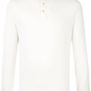 メンズ Kent & Curwen スタンドカラー ロングtシャツ ホワイト