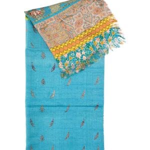 Pierre Louis Mascia Blue Silk Scarf