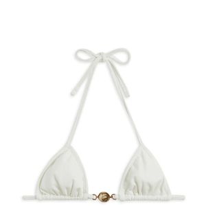 Reina Olga White Splash Bikini Top