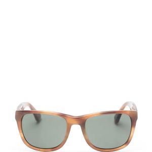 Hackett Gray Square-Frame Sunglasses for men
