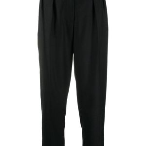 Pantalones capri con pinzas A.P.C. de color Negro