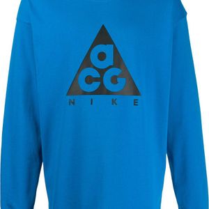 メンズ Nike Acg ロングtシャツ ブルー
