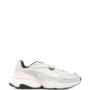 PUMA White Fade Nitro Ls Lace-Up Sneakers
