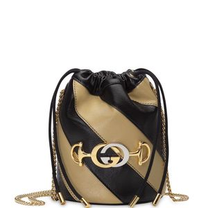 Gucci Bucket-tas Met Trekkoord in het Zwart