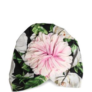Dolce & Gabbana Green Floral-Print Hat