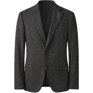 Pal Zileri Black Notch-Lapel Blazer for men