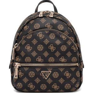 Mochila con monograma y cremallera Guess de color Gris