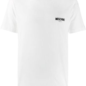 メンズ Moschino ロゴ Tシャツ ホワイト
